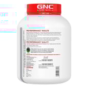 11 - GNC Pro Performance 100% Whey Protein & Steel Shaker 700 ml Combo,  4 lb  Chocolate Fudge 