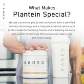 2 - Kaged Muscle Plantein Protein Powder,  1.2 lb  Cinnamon Roll 