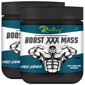1 - Riffway Boost XXX Mass Weight Gainer,  0.22 lb  Unflavoured (Pack of 2) 