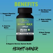 5 - Riffway Height Max (Pack of 3),  60 capsules 