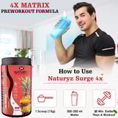 8 - Naturyz Surge 4X Pre-Workout,  0.88 lb  Mix Fruit Fusion 