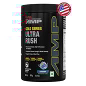 GNC AMP Gold Series Ultra Rush Powder,  0.99 lb  Blueberry 