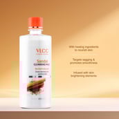 6 - VLCC Sandal Cleansing Milk,  500 ml  Normal to Dry Skin 