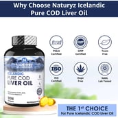 4 - Naturyz Icelandic Pure Cod Liver Oil, 90 softgels