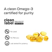 4 - TrueBasics Fish Oil with 1250mg Omega-3 560mg EPA 400mg DHA OP,  30 capsules 