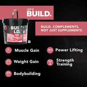 8 - Build Ultimate Mass Gainer, 11 lb Spanish Strawberry & Banana