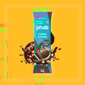 4 - Phab Granola Bar, 6 bar(s) Cookie & Cream