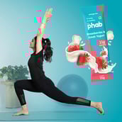 4 - Phab Protein Bar, 6 bar(s) Strawberries & Greek Yogurt (11g Protein)