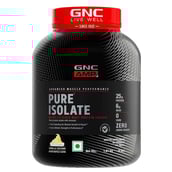 2 - GNC AMP Pure Isolate Powder,  4 lb  Vanilla Custard 