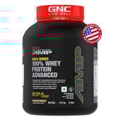 1 - GNC Amp Gold Series 100% Whey Protein Advanced,  4 lb  Double Rich Chocolate 