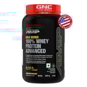 1 - GNC Amp Gold Series 100% Whey Protein Advanced,  2 lb  Double Rich Chocolate 