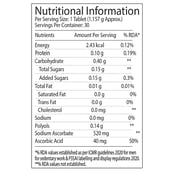 5 - GNC Chewable Vitamin C 500,  30 tablet(s)  Orange 