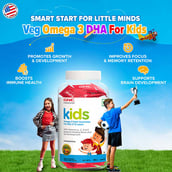 3 - GNC Kids Omega 3 DHA,  60 gummies  Mix Fruits 