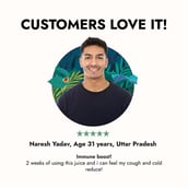 9 - Kapiva Immune Care Juice, Unflavoured 1 L