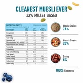 2 - Pintola Muesli, 400 g Whole Grain & Seeds with 33% Millet