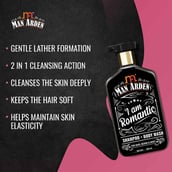 6 - Man Arden I Am Romantic Shampoo Body Wash,  250 ml  No Sulphate & Paraben 