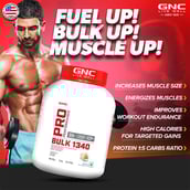 1 - GNC Pro Performance Bulk 1340,  4.4 lb  Vanilla Ice Cream