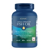 1 - GNC Triple Strength Fish Oil Plus,  60 softgels 
