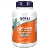 1 - Now Magnesium & Potassium Aspartate,  Unflavoured  120 capsules 