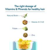 4 - HealthKart HK Vitals Hair Strength&nbsp;Biotin Gummies,  60 gummies  Mango