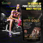 5 - Vitaminnica Vita Gold Whey Protein Blend,  1.98 lb  Irish Cream Chocolate 