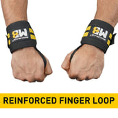 2 - MuscleBlaze Wrist Support Without Mono Carton,  Black  Free Size 