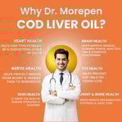 5 - Dr. Morepen Cod Liver Oil (Pack of 2),  100 softgels 