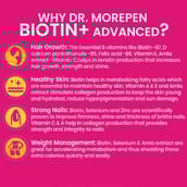 7 - Dr. Morepen Biotin+ Advanced,  60 tablet(s)  Unflavoured (Pack of 2) 