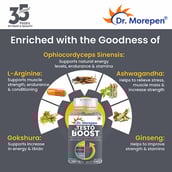 9 - Dr. Morepen Shilajit 60 Capsules & Testo Boost 60 Tablets Combo,  2 Piece(s)/Pack 