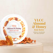 6 - VLCC Almond & Honey Body Butter, 200 g Ultra Moisture for Dehydrated Skin