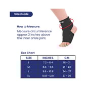 7 - Tata 1mg Ankle Binder, Black Medium