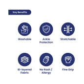 5 - Tata 1mg Ankle Binder, Black XL