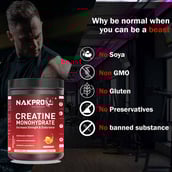6 - Nakpro Creatine Monohydrate,  Fruit Punch (Jar)  0.22 lb 