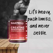 9 - Nakpro Creatine Monohydrate,  Unflavoured (Jar)  0.22 lb 