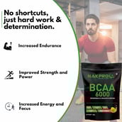 6 - Nakpro BCAA 6000, 0.88 lb 40 Servings Fruit Punch