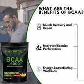 3 - Nakpro BCAA 6000, 0.88 lb 40 Servings Fruit Mocktail