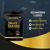 5 - Nakpro Gold Mass Gainer,  2.2 lb  Double Rich Chocolate 