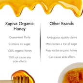 7 - Kapiva Organic Honey,  500 g  Raw & Pure 