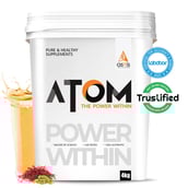 AS-IT-IS Nutrition ATOM Whey Protein with Enzymes, 8.8 lb Kesar Elaichi