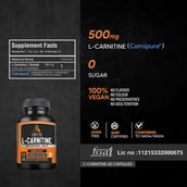 2 - AS-IT-IS Nutrition L Carnitine 500 mg, 60 capsules Unflavoured