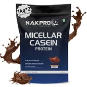 1 - Nakpro Micellar Casein Protein,  2.2 lb  Double Rich Chocolate (Pack of 2) 