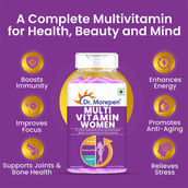 2 - Dr. Morepen Biotin+ Advanced & Multivitamin Women Combo,  60 tablet(s)  Unflavoured 