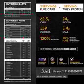 2 - AS-IT-IS Nutrition Mass Gainer - 1.5kg Combo,  2 Piece(s)/Pack  Unflavoured 