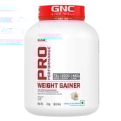 2 - GNC Pro Performance Weight Gainer & Gym Bag Combo, 6.6 lb Vanilla Ice Cream