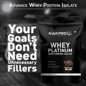 7 - Nakpro Whey Platinum Whey Protein Isolate,  1.1 lb  Double Rich Chocolate 