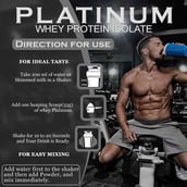 4 - Nakpro Whey Platinum Whey Protein Isolate,  1.1 lb  Chocolate 