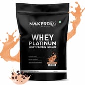 6 - Nakpro Whey Platinum Whey Protein Isolate,  4 Piece(s)/Pack  Banana, Coffee, Cream Chocolate, Cookies & Cream 