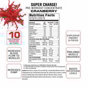 3 - Labrada Super Charge Pre Workouts,  0.69 lb  Cranberry 