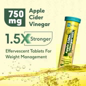 4 - HealthKart HK Vitals ACV 750 mg Effervescent, 15 tablet(s) Lime & Lemon