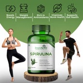 4 - Simply Herbal Spirulina (Pack of 3),  60 capsules 